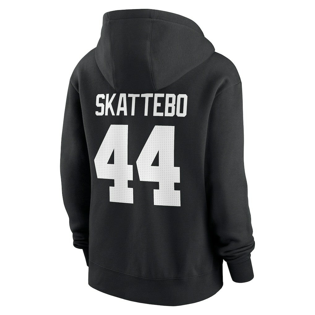 NFL New York Giants Cam Skattebo  Women's Player Name & Number Fleece Hoodie