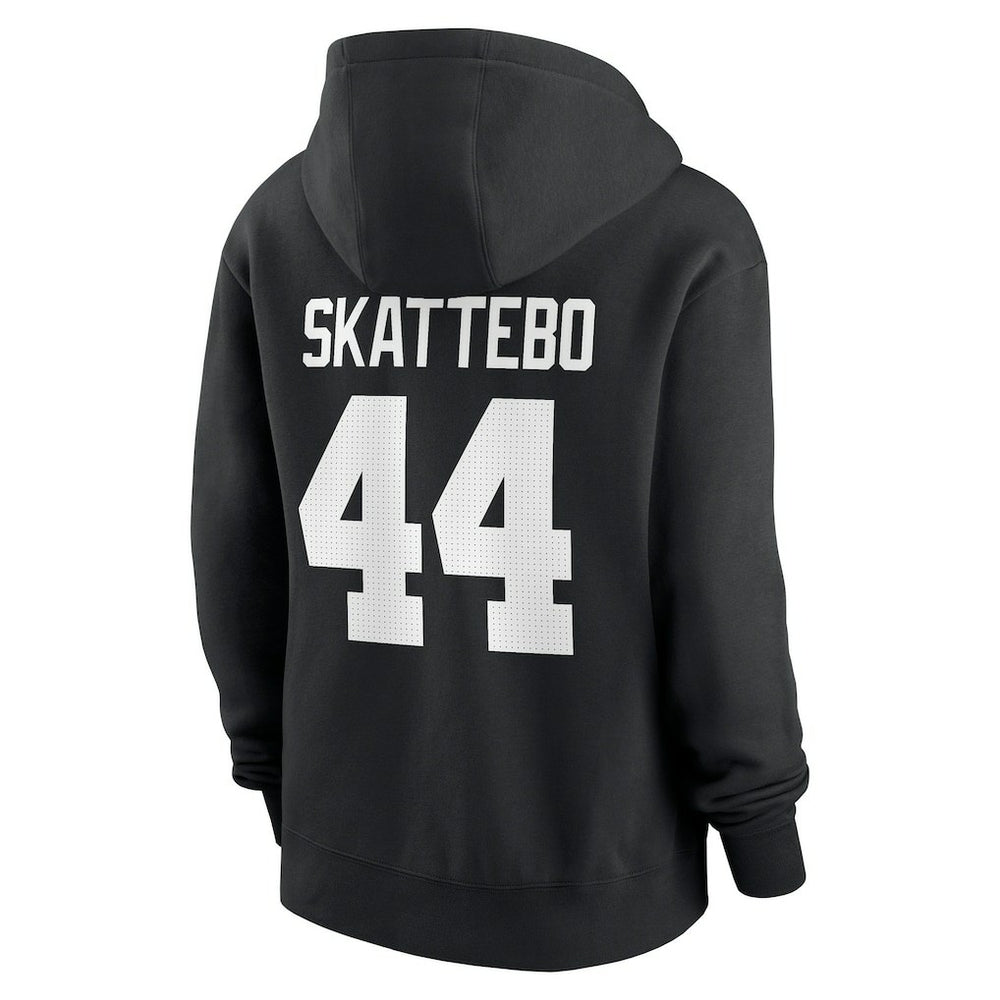 NFL New York Giants Cam Skattebo  Women's Player Name & Number Fleece Hoodie