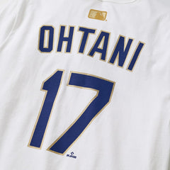 Shohei Ohtani Los Angeles Dodgers 2026 Gold Collection Name & Number T-Shirt - White | Nike