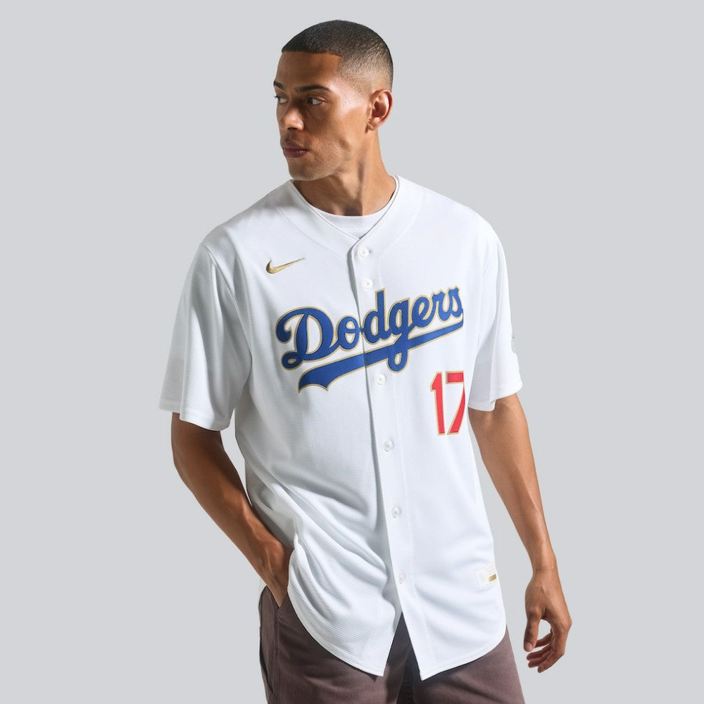 Shohei Ohtani Los Angeles Dodgers 2026 Gold Collection Stadium Jersey - White | Nike