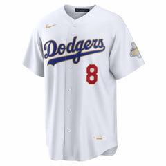 Enrique Hernández Los Angeles Dodgers 2026 Gold Collection Stadium Jersey - White | Nike