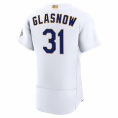 Tyler Glasnow Los Angeles Dodgers 2026 Gold Collection Authentic Jersey - White | Nike