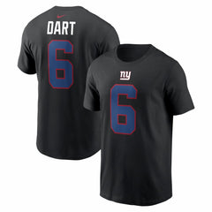 NFL New York Giants Jaxson Dart  Name & Number T-Shirt