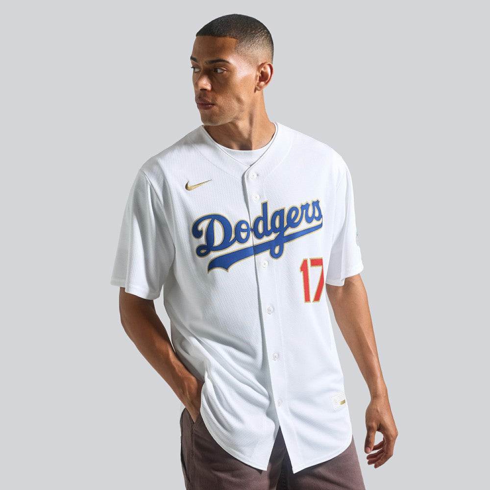 Shohei Ohtani Los Angeles Dodgers 2026 Gold Collection Kanji Stadium Jersey - White | Nike