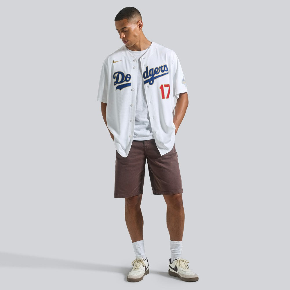 Shohei Ohtani Los Angeles Dodgers 2026 Gold Collection Kanji Stadium Jersey - White | Nike