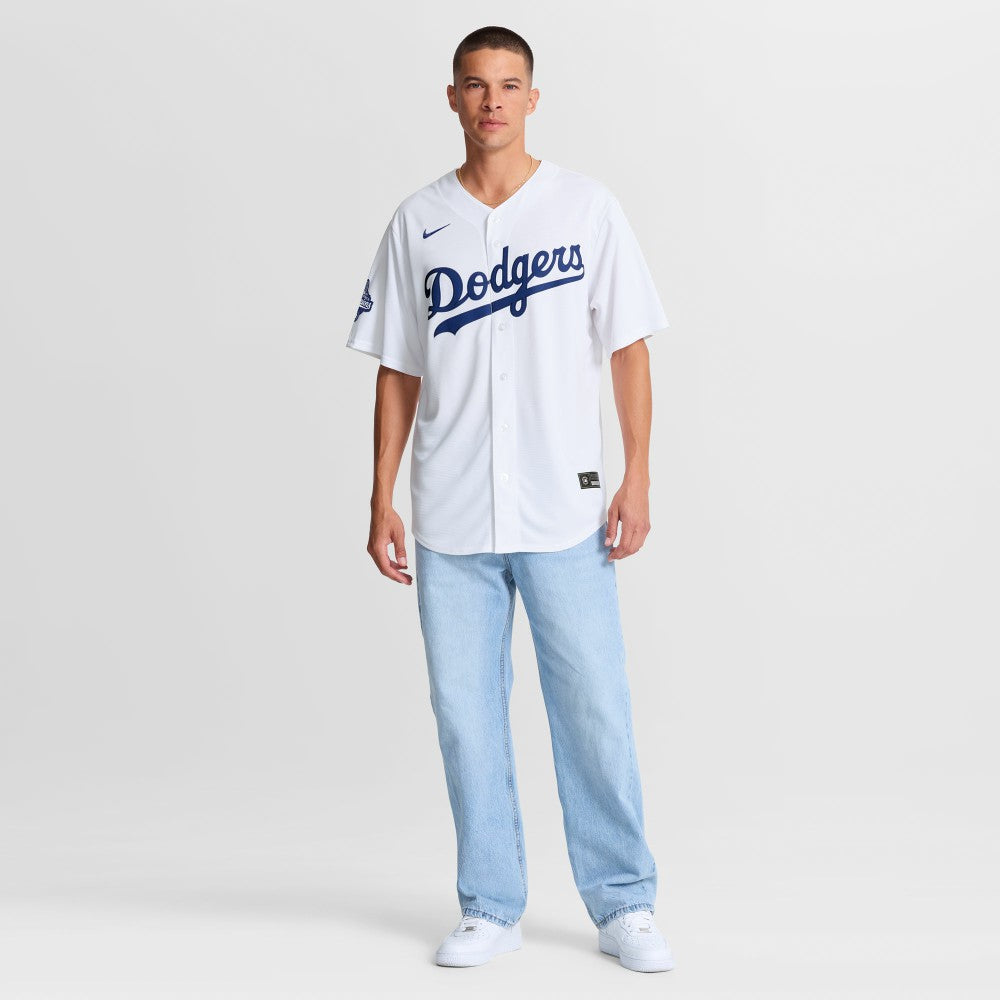 Freddie Freeman Los Angeles Dodgers Home 2025 World Series Champions Replica Jersey - White | Nike