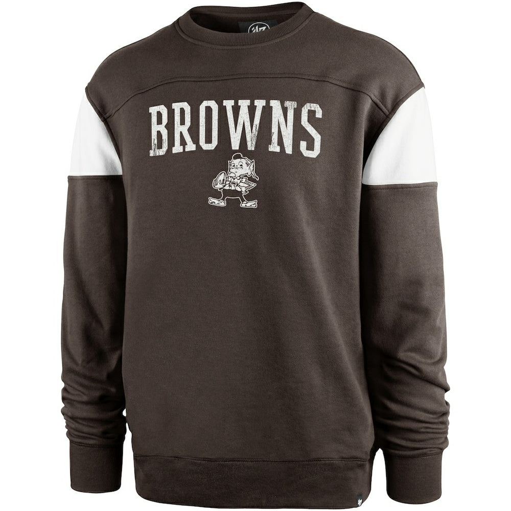 NFL Cleveland Browns '47 Groundbreaker Onset Pullover Sweatshirt