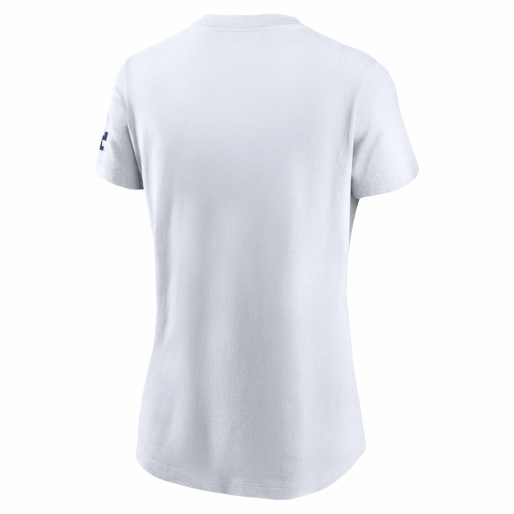 Los Angeles Dodgers Women's 9X Champions T-Shirt - White | Nike