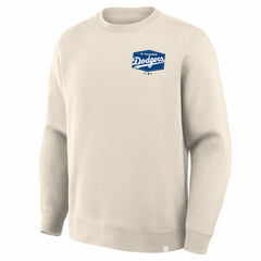 Los Angeles Dodgers 9x Champs Crewneck Sweatshirt - Tan