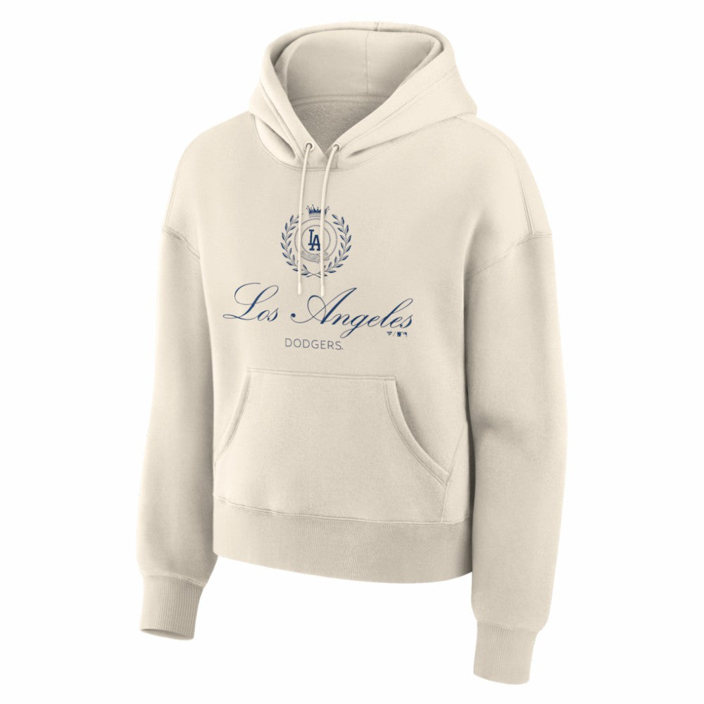 Los Angeles Dodgers Women's Legacy Fleece Hoodie - Cream