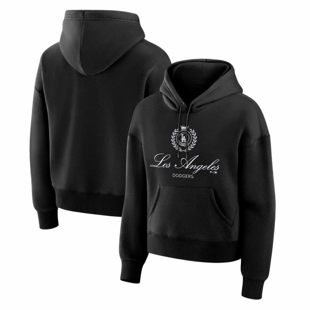 Los Angeles Dodgers Women's Legacy Fleece Hoodie - Black