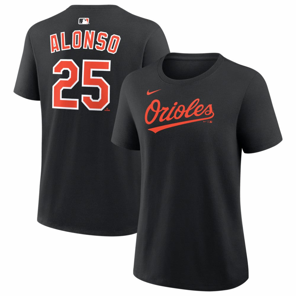 Pete Alonso Baltimore Orioles Women's Name & Number T-Shirt - Black | Nike