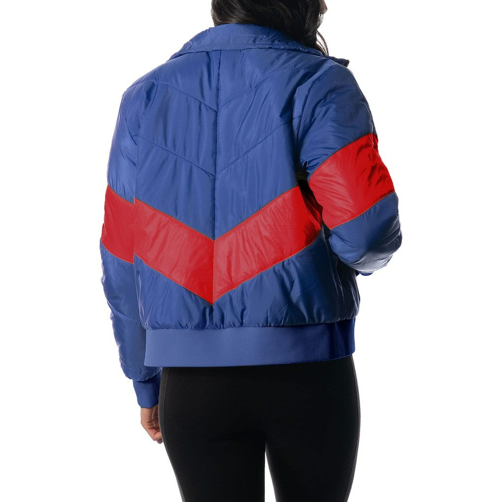NFL Buffalo Bills The Wild Collective Women's Puffer Full-Zip Hoodie