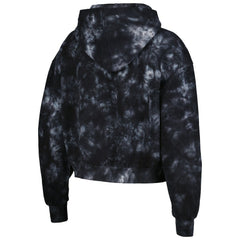 NFL Las Vegas Raiders The Wild Collective Women's Tie-Dye Cropped Pullover Hoodie