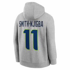 NFL Seattle Seahawks Jaxon Smith-Njigba  Super Bowl LX Patch Name & Number Hoodie