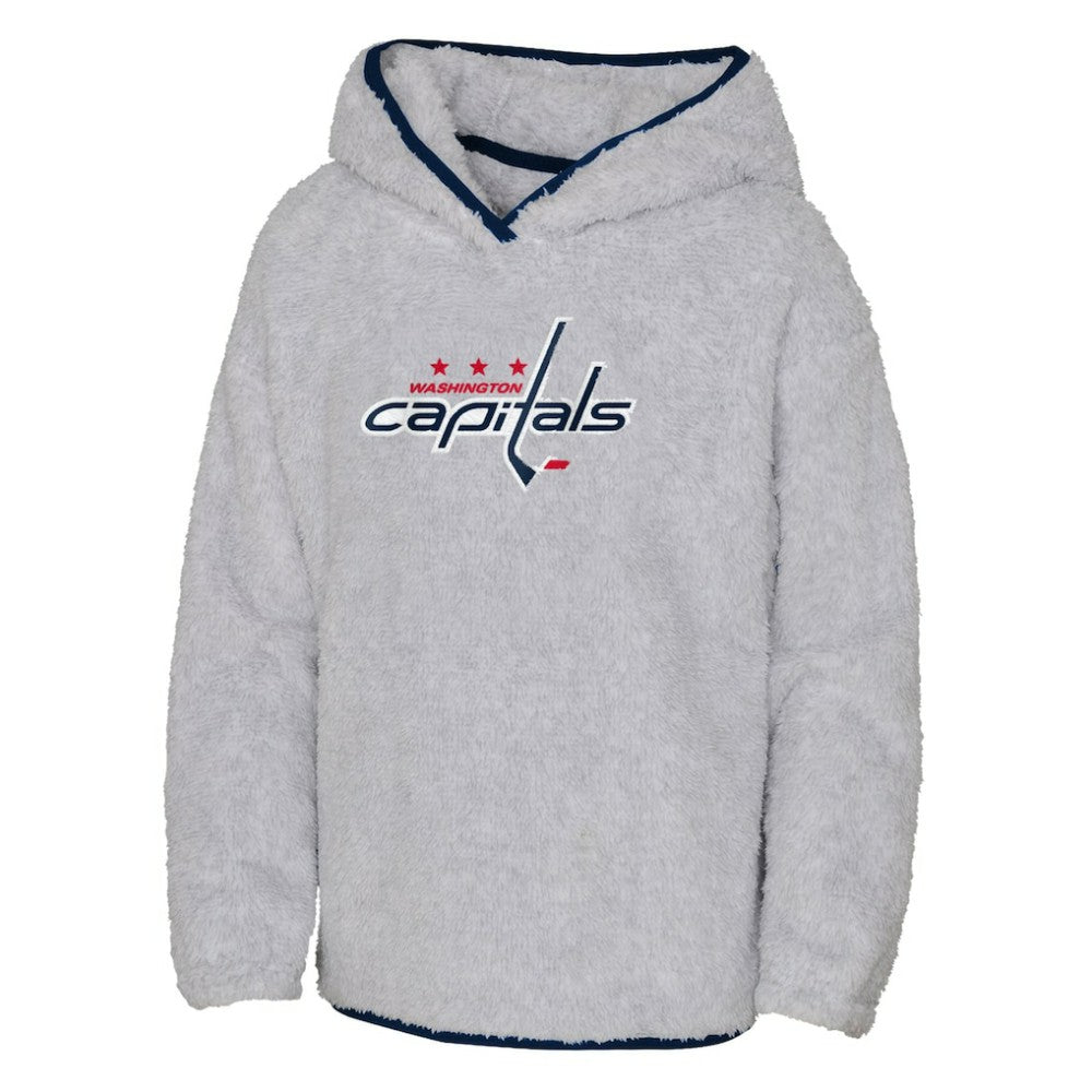 Washington Capitals Girls Youth Ultimate Teddy Fleece Pullover Hoodie