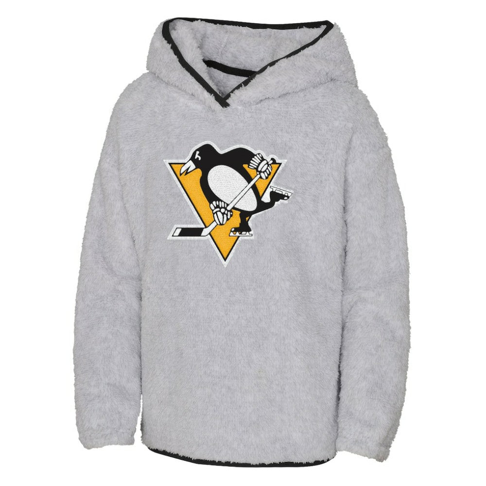 Pittsburgh Penguins Girls Youth Ultimate Teddy Fleece Pullover Hoodie