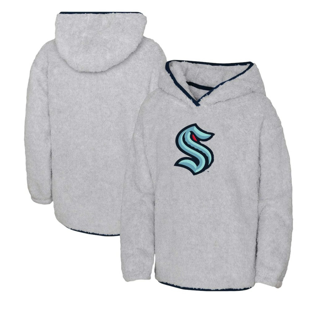 Seattle Kraken Girls Youth Ultimate Teddy Fleece Pullover Hoodie
