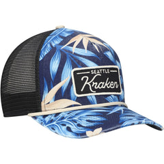 Seattle Kraken '47 Tropicalia Allover Print Trucker Adjustable Hat