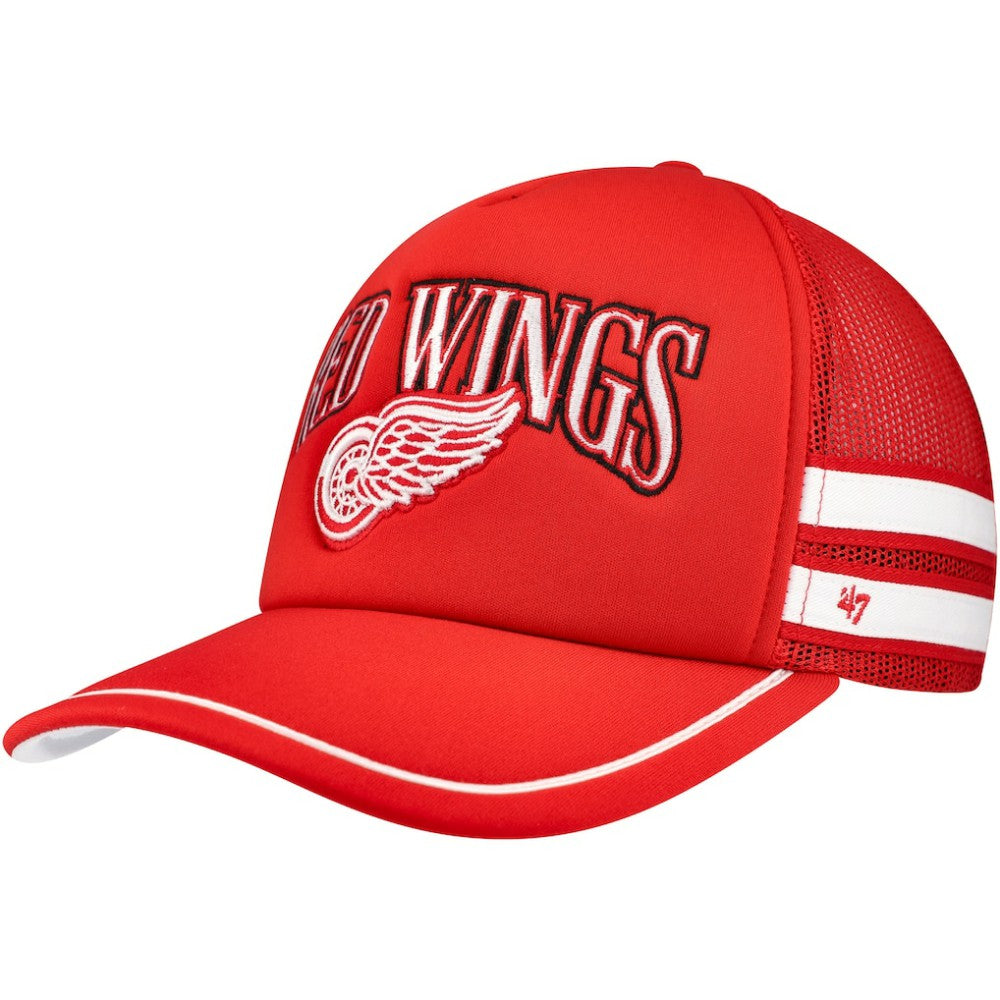 Detroit Red Wings '47 Sideband Stripes Trucker Snapback Hat