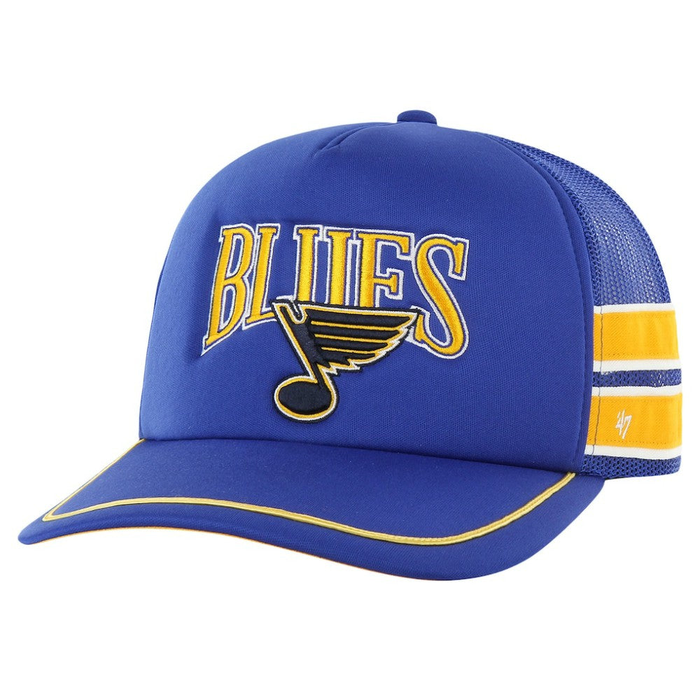 St. Louis Blues '47 Sideband Stripes Trucker Snapback Hat
