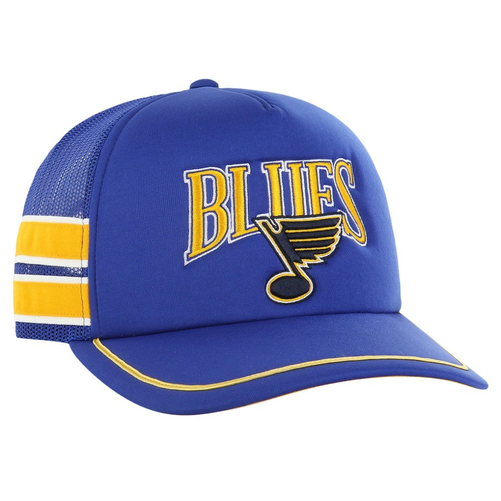 St. Louis Blues '47 Sideband Stripes Trucker Snapback Hat