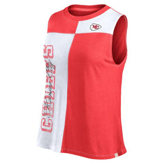 NFL Kansas City Chiefs Women's Script Color Block Tank Top