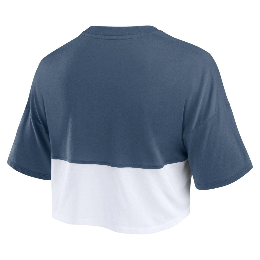 NFL Seattle Seahawks Women's Boxy Color Split Cropped T-Shirt