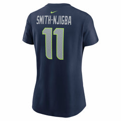 NFL Seattle Seahawks Jaxon Smith-Njigba  Women's Super Bowl LX Patch Name & Number T-Shirt