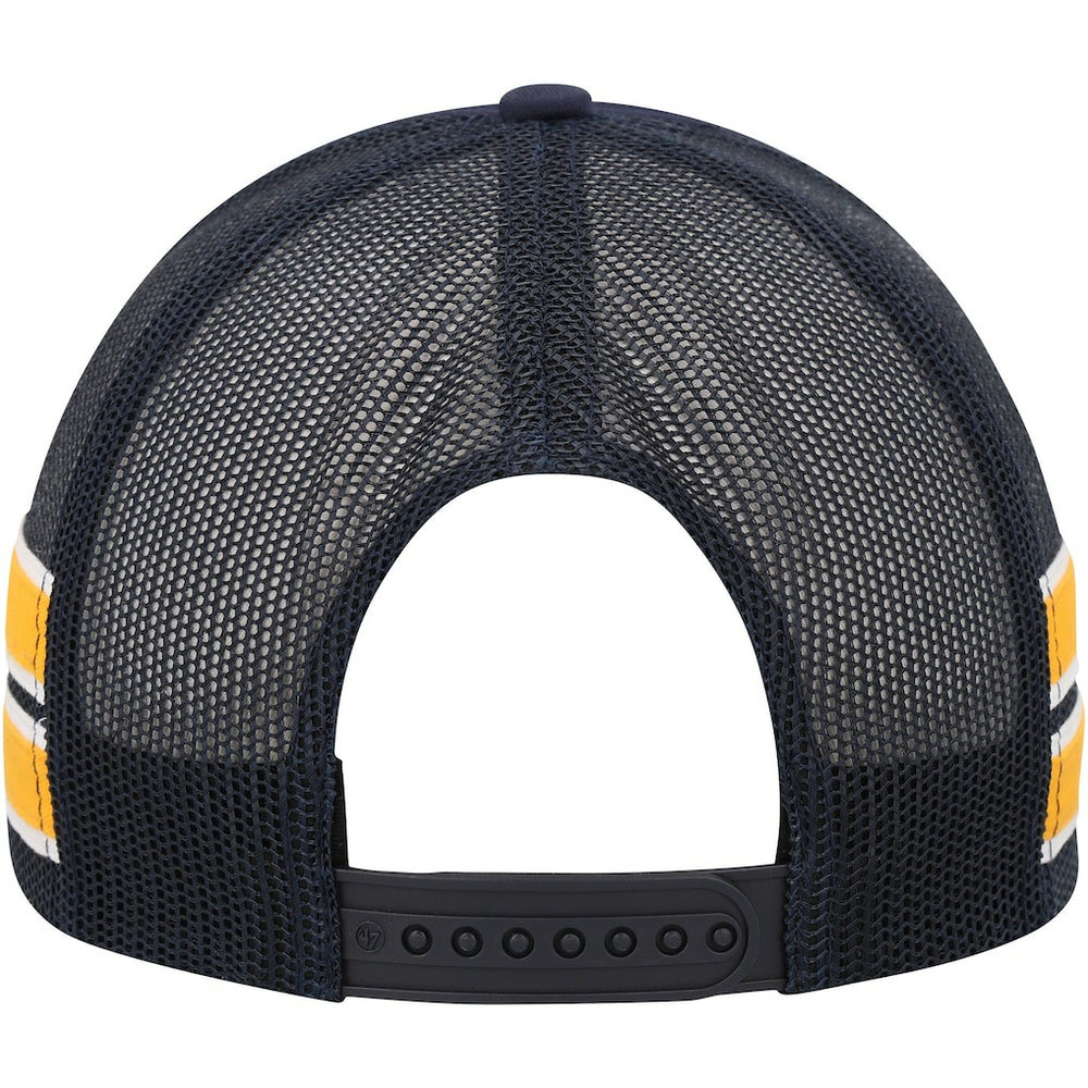 Denver Nuggets '47 Sidebrand Stripes Trucker Adjustable Hat sale - Navy | 47 brand cheap