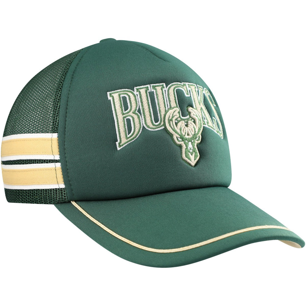 Milwaukee Bucks '47 Sidebrand Stripes Trucker Adjustable Hat - Hunter Green | 47 brand cheap