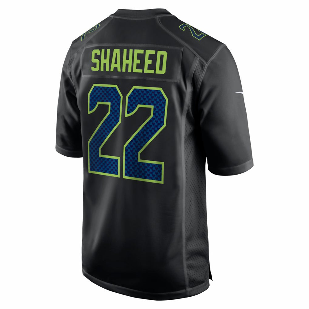 NFL Seattle Seahawks Rashid Shaheed  Super Bowl LX Patch Carbon Fashion Game Jersey
