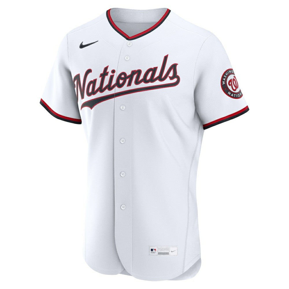 Washington Nationals Home Authentic Custom Jersey - White | Nike