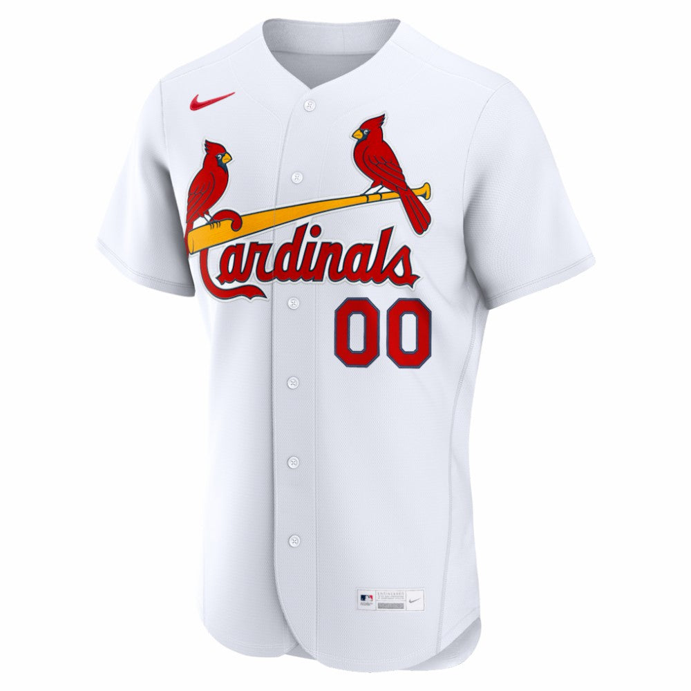 St. Louis Cardinals Home Authentic Custom Jersey - White | Nike