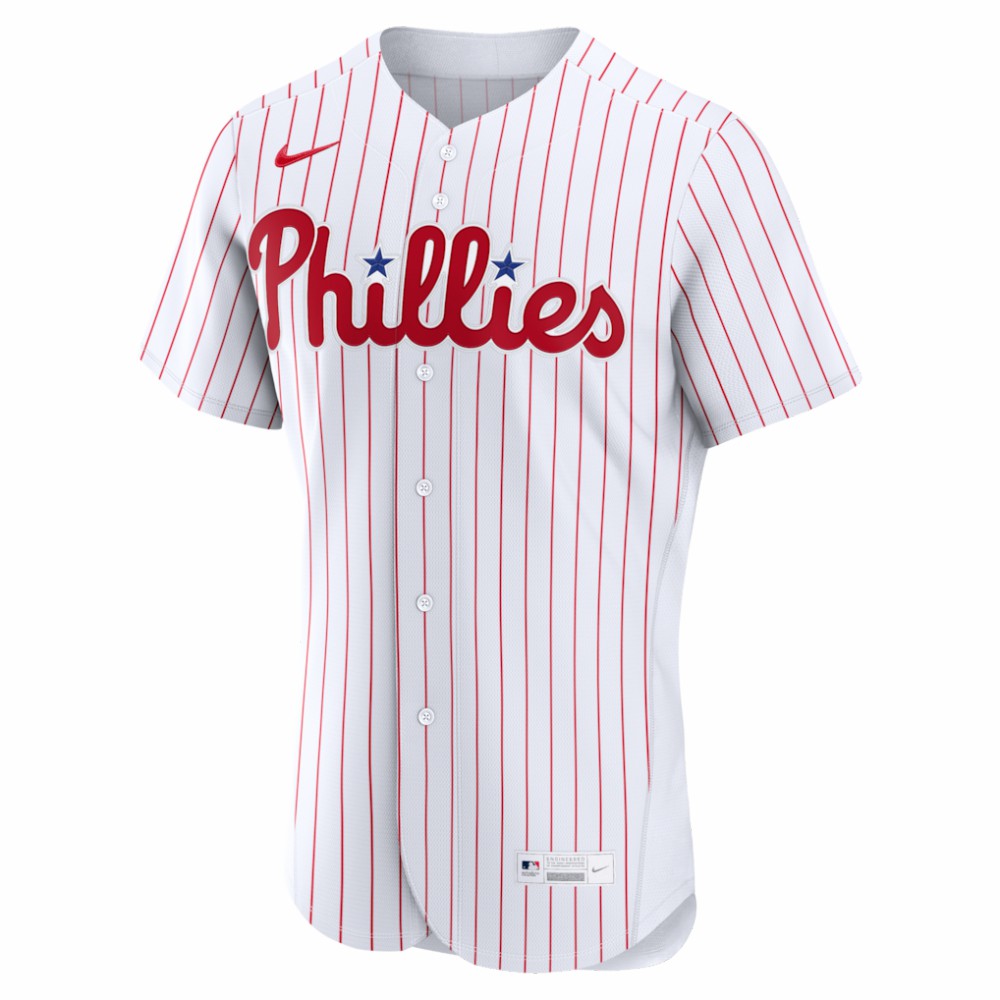 Philadelphia Phillies Home Authentic Custom Jersey - White | Nike
