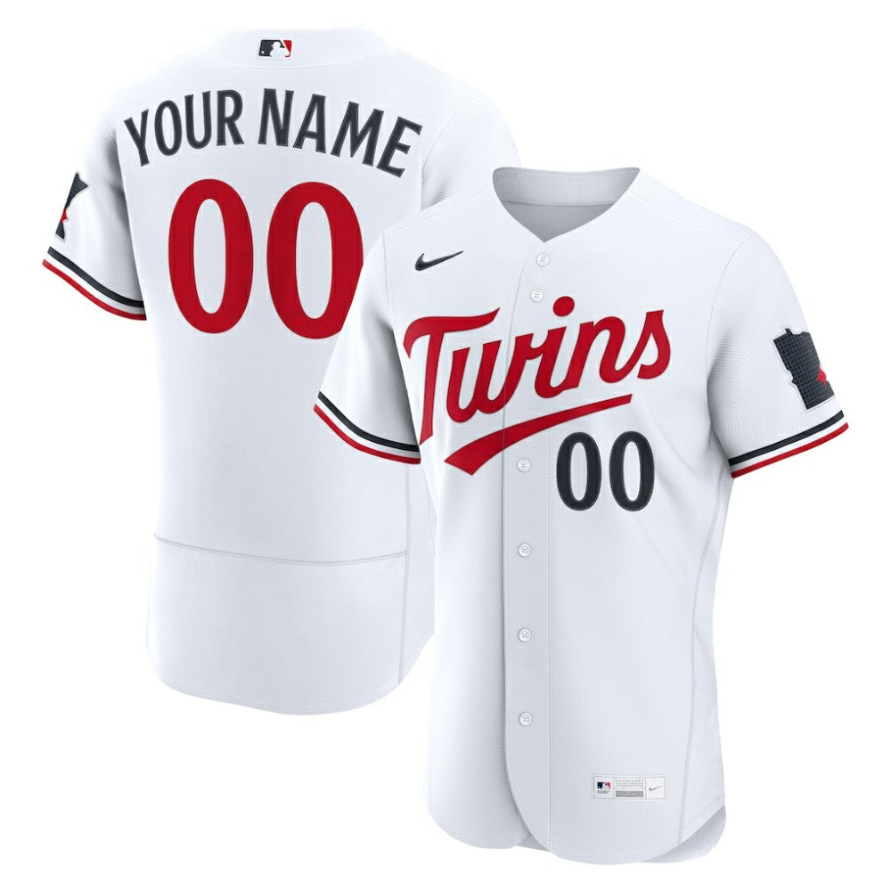 Minnesota Twins Home Authentic Custom Jersey - White | Nike