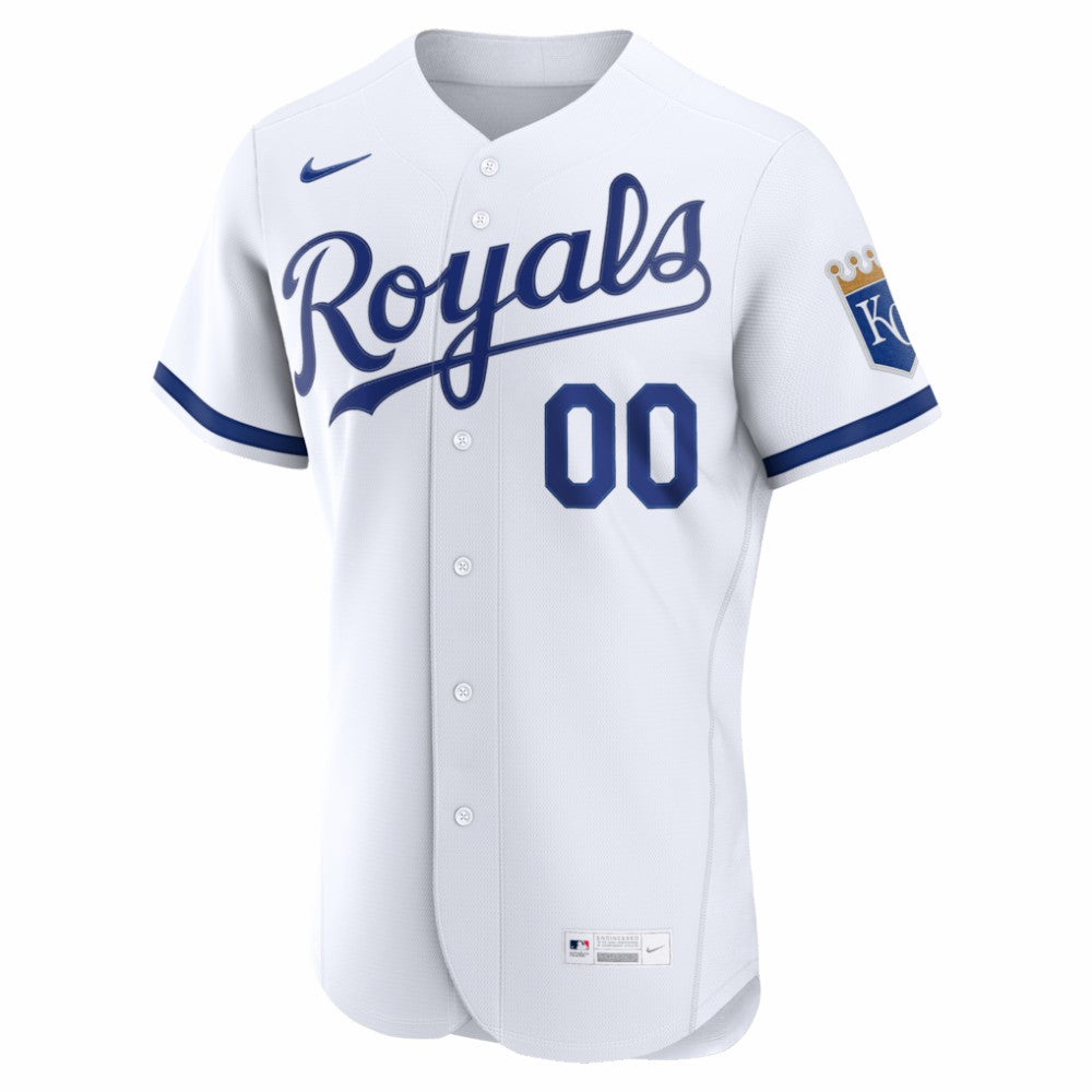 Kansas City Royals Home Authentic Custom Jersey - White | Nike