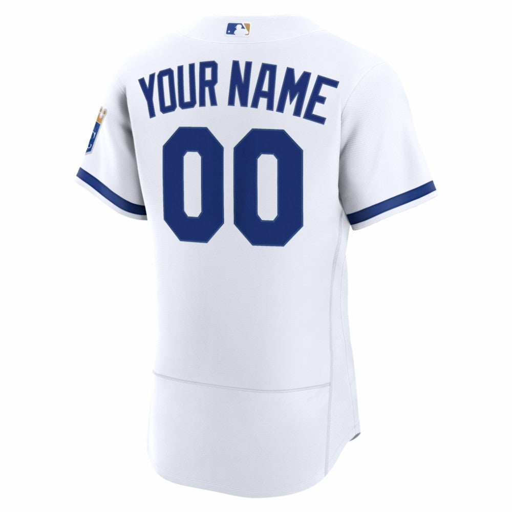 Kansas City Royals Home Authentic Custom Jersey - White | Nike