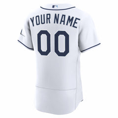 Tampa Bay Rays Home Authentic Custom Jersey - White | Nike