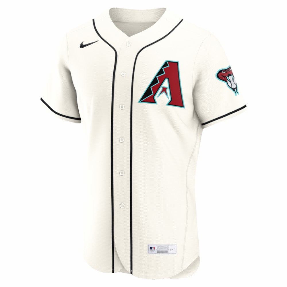 Arizona Diamondbacks Home Authentic Custom Jersey - Cream | Nike
