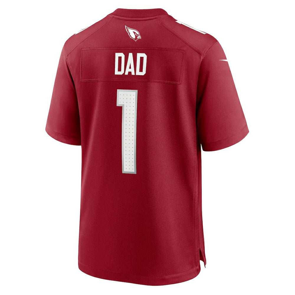 NFL Arizona Cardinals Number 1 Dad  Game Jersey