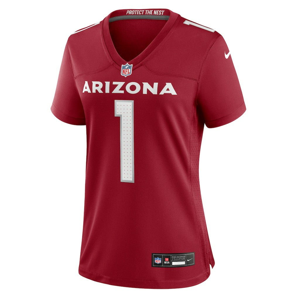 NFL Arizona Cardinals Number 1 Mom  Women's Game Jersey