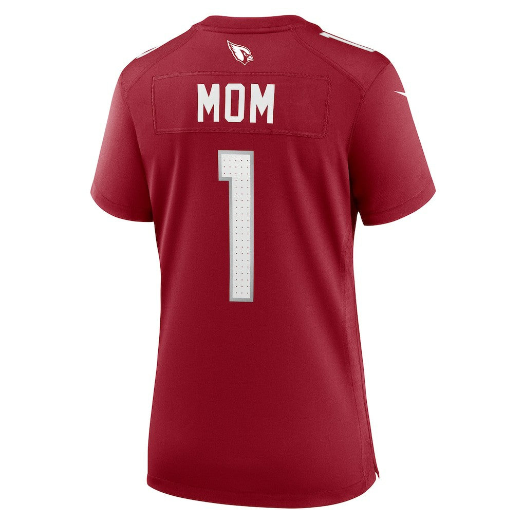 NFL Arizona Cardinals Number 1 Mom  Women's Game Jersey