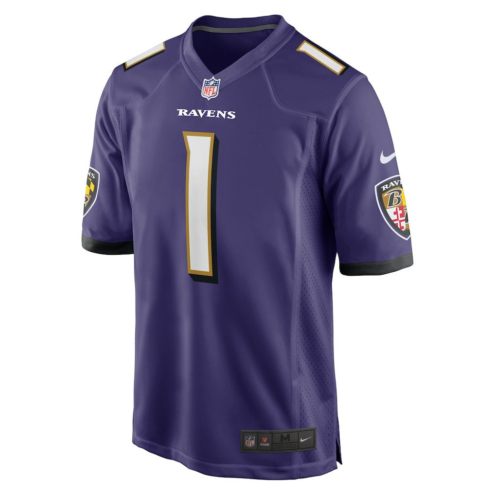 NFL Baltimore Ravens Number 1 Dad  Game Jersey