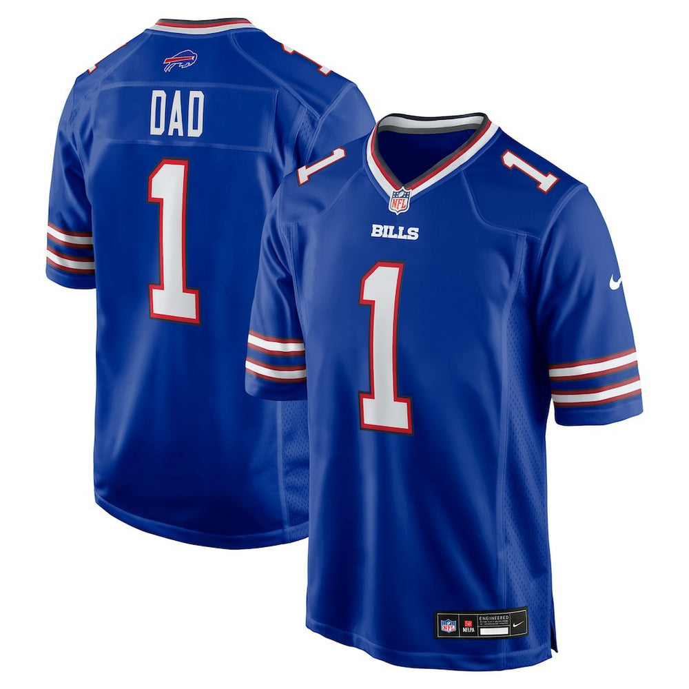 NFL Buffalo Bills Number 1 Dad  Game Jersey