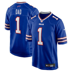 NFL Buffalo Bills Number 1 Dad  Game Jersey