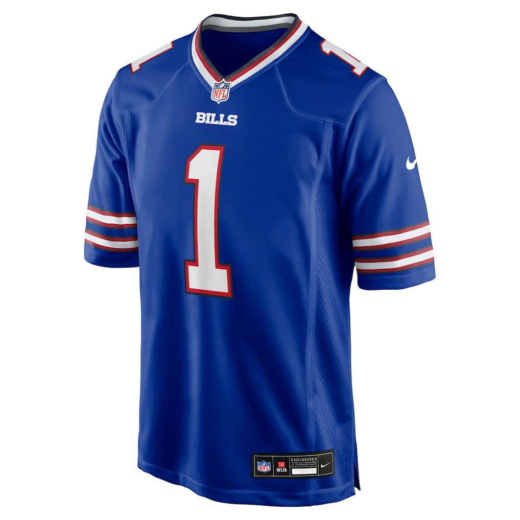 NFL Buffalo Bills Number 1 Dad  Game Jersey