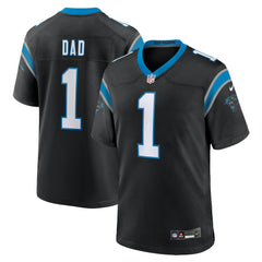 NFL Carolina Panthers Number 1 Dad  Game Jersey