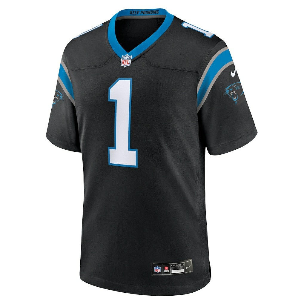 NFL Carolina Panthers Number 1 Dad  Game Jersey