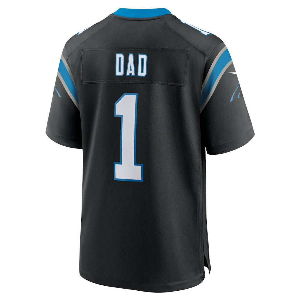 NFL Carolina Panthers Number 1 Dad  Game Jersey
